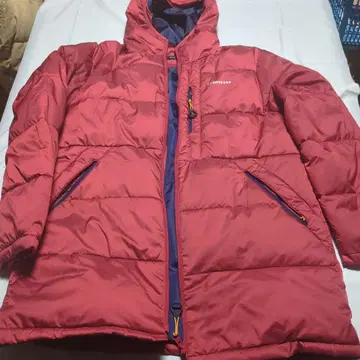 CONVERSE 다운 자켓 L 빨간색