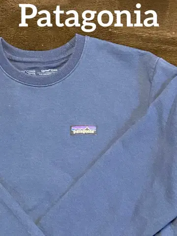 patagonia 네이비 크루넥 트레이닝복 속기모