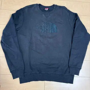 THE NORTH FACE 다크 블루 크루넥 트레이닝복