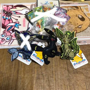 포켓몬 굿즈/부스터/블래키, 샤미드, 리프피아/키링