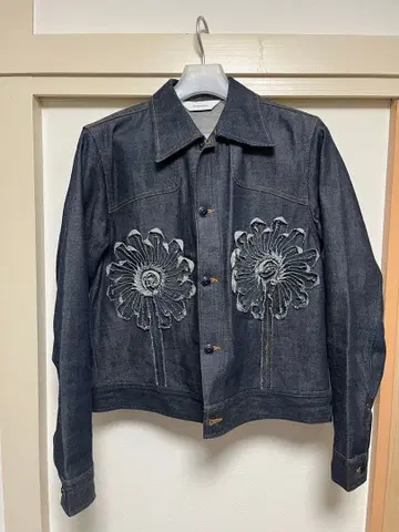 Sasquatchfabrix 22ss FLOWER DENIM JACKET
