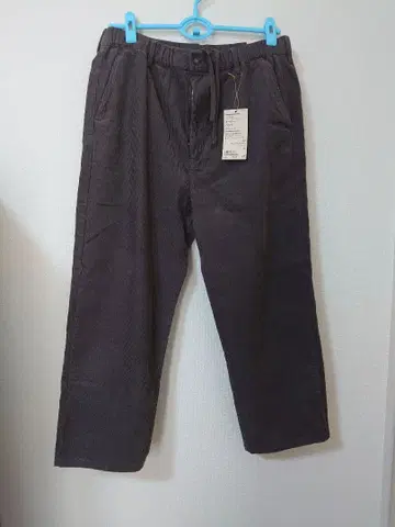 무인양품 코듀로이 이지 팬츠 L 사이즈 그레이쉬 브라운