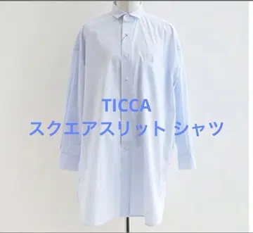 TICCA 티 스퀘어 슬릿 튜닉 셔츠 색스