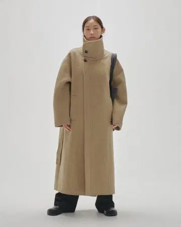 TODAYFUL 스탠드 카라 울 코트