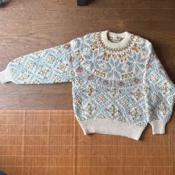 VOGES 노르딕 무늬 니트 스웨터