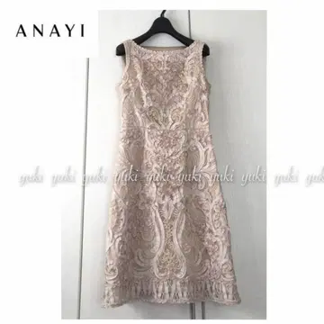 ANAYI 테이프 자수 원피스 38