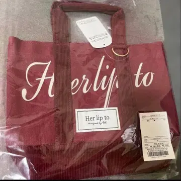 herlipto 미니토트 토트백 빨간색 레드