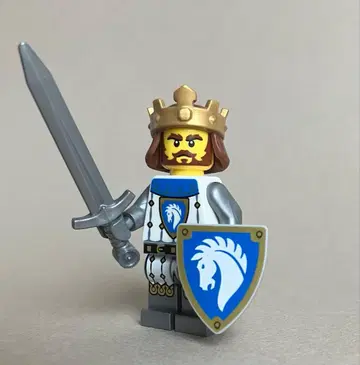 [ LEGO ] 레고 중세의 기사 31168 왕 킹 미니 피규어 검 방패