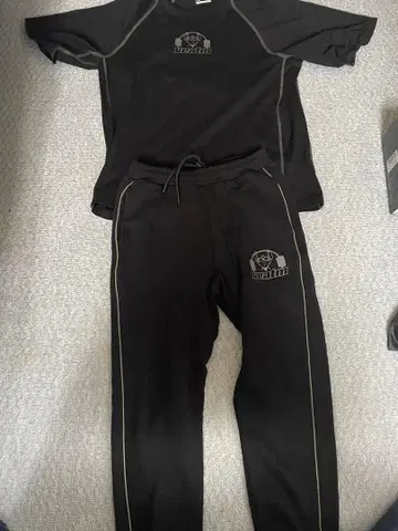 veatm 헬스복 세트 티셔츠와 팬츠