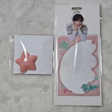 NCT WISH 리쿠 포토 카드 홀더 미니 참 랜덤 토이