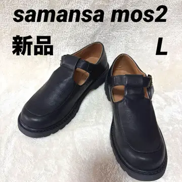 새상품 사만사 모스모스 Samantha Mos2 T 스트랩 신발 블랙