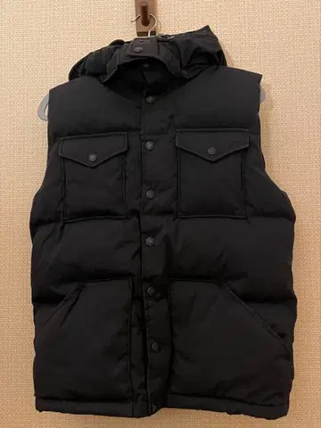 THE NORTH FACE 블랙 다운 베스트 퍼플 라벨 사이즈 XS