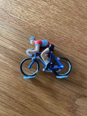 투르 드 프랑스 자전거 사이클리스트 피규어 1개 빨파 의류