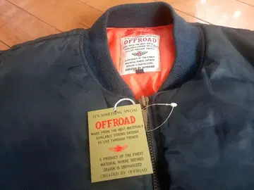 [택 포함 새상품] OFFROAD 플라이트 자켓 네이비