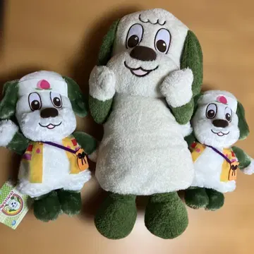 SEGA 강아지 캐릭터 봉제 인형 3개 세트