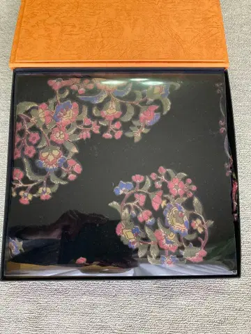 오카쥬 벨벳 숄 순수 실크