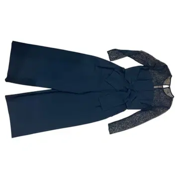 [ 새상품급 ] 파티 드레스 네이비 롱 슬리브 드레스 사이즈 2