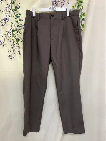 HARE 하레 남성용 슬랙스 앵클 팬츠 스트레치 테이퍼드 S