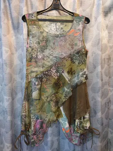 새상품급 빅 [ EIKO KONDO ] 슬리브리스 튜닉 (42) 비침