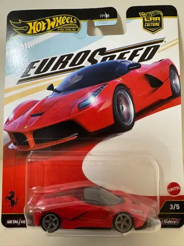 Hot Wheels LaFerrari EUROSPEED 빨간색