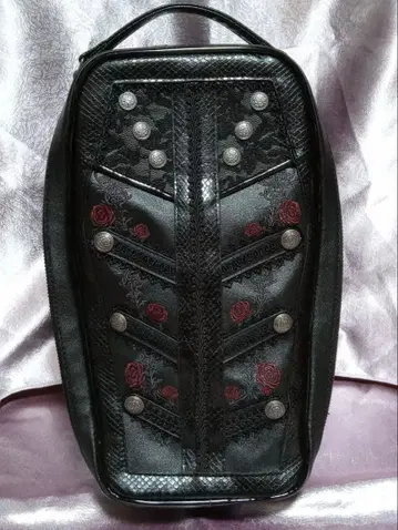 OZZONESTE 관 관 장미 백 백팩 고딕