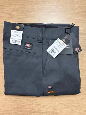 Dickies 스케이트보딩 레귤러 핏 차콜 그레이 30인치