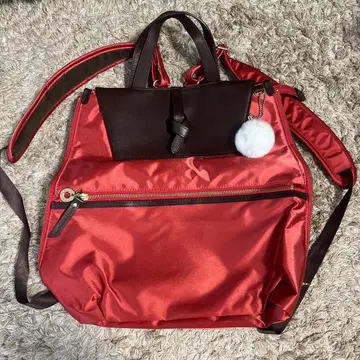 카나나 프로젝트 빨간색 나일론 2WAY 백팩