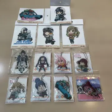 유루캠 키링, 스티커 세트