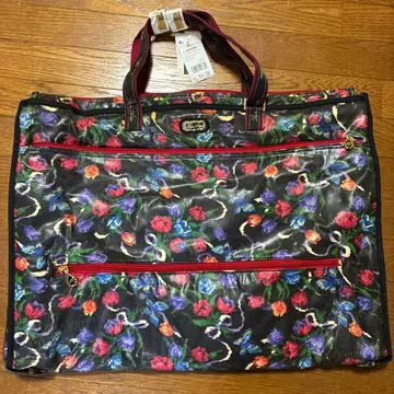 꽃무늬 보스턴 백 빅