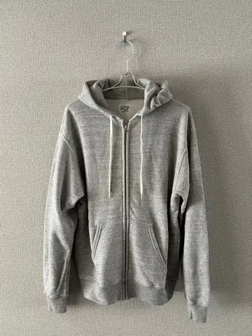 orslow 오어슬로우 그레이 집업 후드 맨투맨 사이즈 2