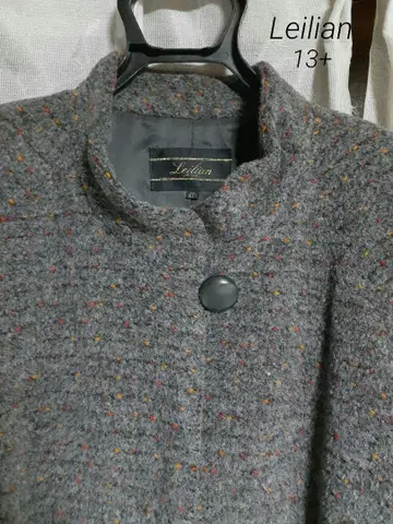 Leilian 13+ 울 코트 알파카 혼방 빅 사이즈