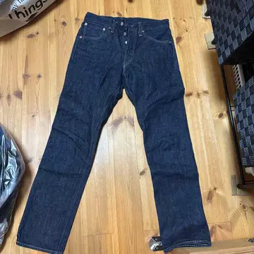 슈가케인 다크 블루 스트레이트 데님 30인치