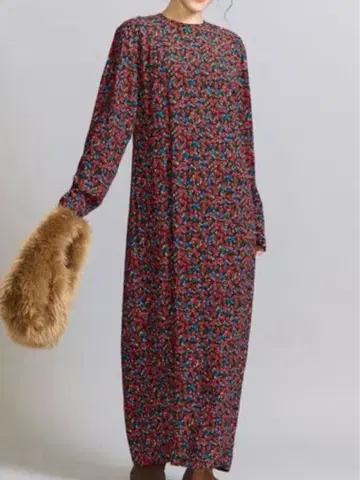 BEAUTY&YOUTH 레이온 플라워 원피스