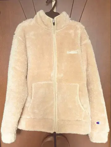 챔피온 플리스 자켓 남성용 베이지 M 사이즈