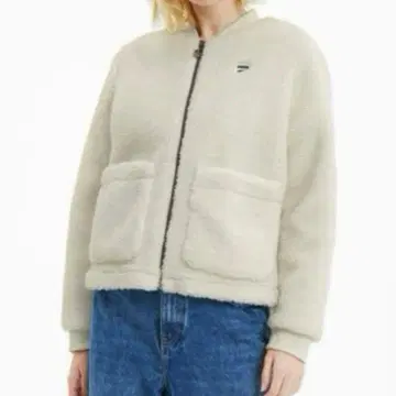 새상품 PUMA 쉘파 보아 자켓 화이트 정가 13200엔 우먼 M