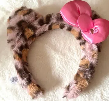 유니버설 스튜디오 재팬 헬로키티 머리띠 표범 무늬 USJ 키티