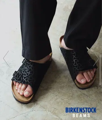 BIRKENSTOCK BEAMS 콜라보 블랙 샌들
