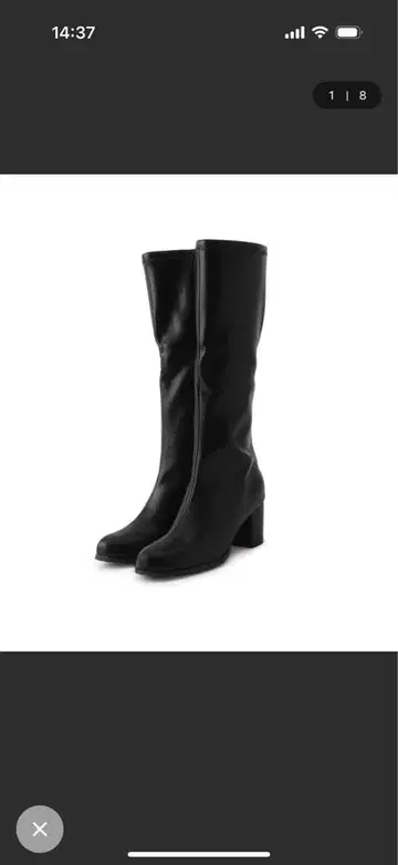 미사용 새상품 JAYRO 스트레치 롱 부츠 블랙