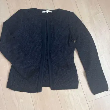 내추럴 뷰티 니트 가디건 38 네이비