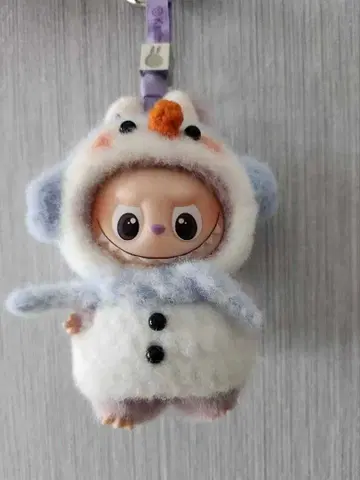 봉제 인형용 LABUBU (러브부) 옷 갈아입기용 눈사람 3종 세트