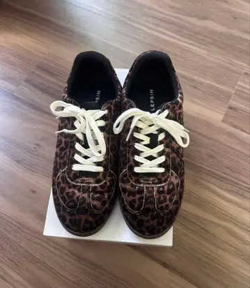 LEPSIM 레오파드 무늬 스니커즈