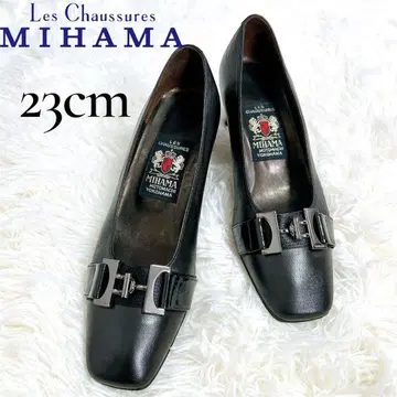 MIHAMA 블랙 펌프스 23cm