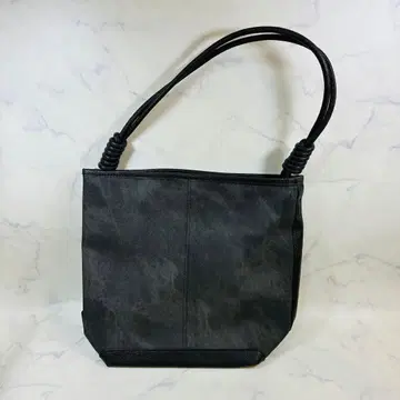 여성용 핸드백 토트백 숄더 블랙 PU 가죽