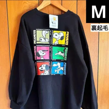 피넛 스누피 스퀘어 75주년 긴팔 맨투맨 M