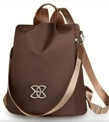 1 합성 피혁 백팩 럭색 다양한 연출 가능 색상(브라운)