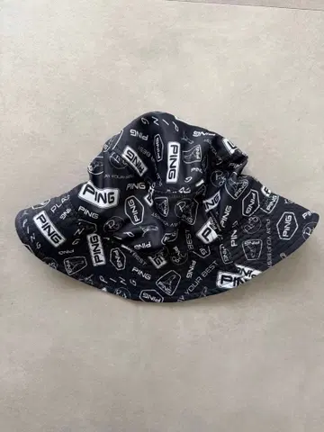 PING 골프웨어 남성용 햇 블랙
