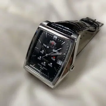 ORIENT 자동 와인딩 손목시계 블랙 새상품급 작동품