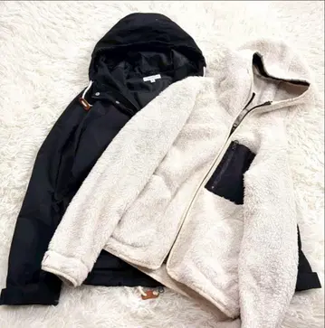 새상품급 뷰티&유스 보아 라이너 마운틴 파카 M 블랙 정가 2만