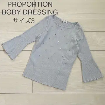 PROPORTION BODY DRESSING 비쥬 펄 장식 탑