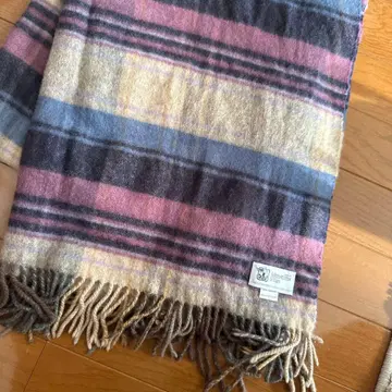 존스톤즈 머플러 대형 타탄 체크 스톨